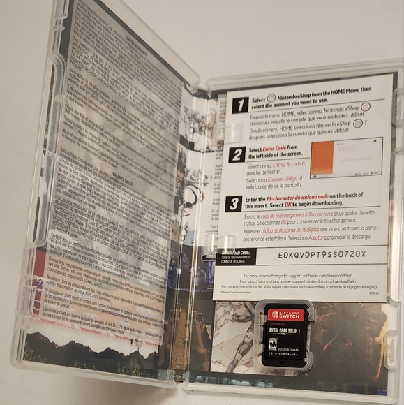 Nintendo Switch Metal Gear Solid collection Vol 1 - Picture 2 of 3